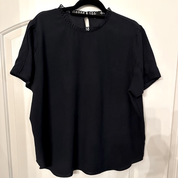 Ann Taylor Tops - ‼️SALE ENDING‼️ Ann Taylor Night Sky Embroidered Top, XL